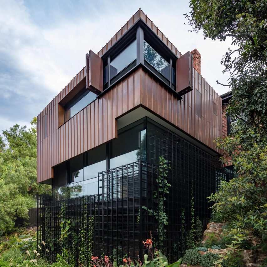 South Yarra House extension designed to look like a treehouse