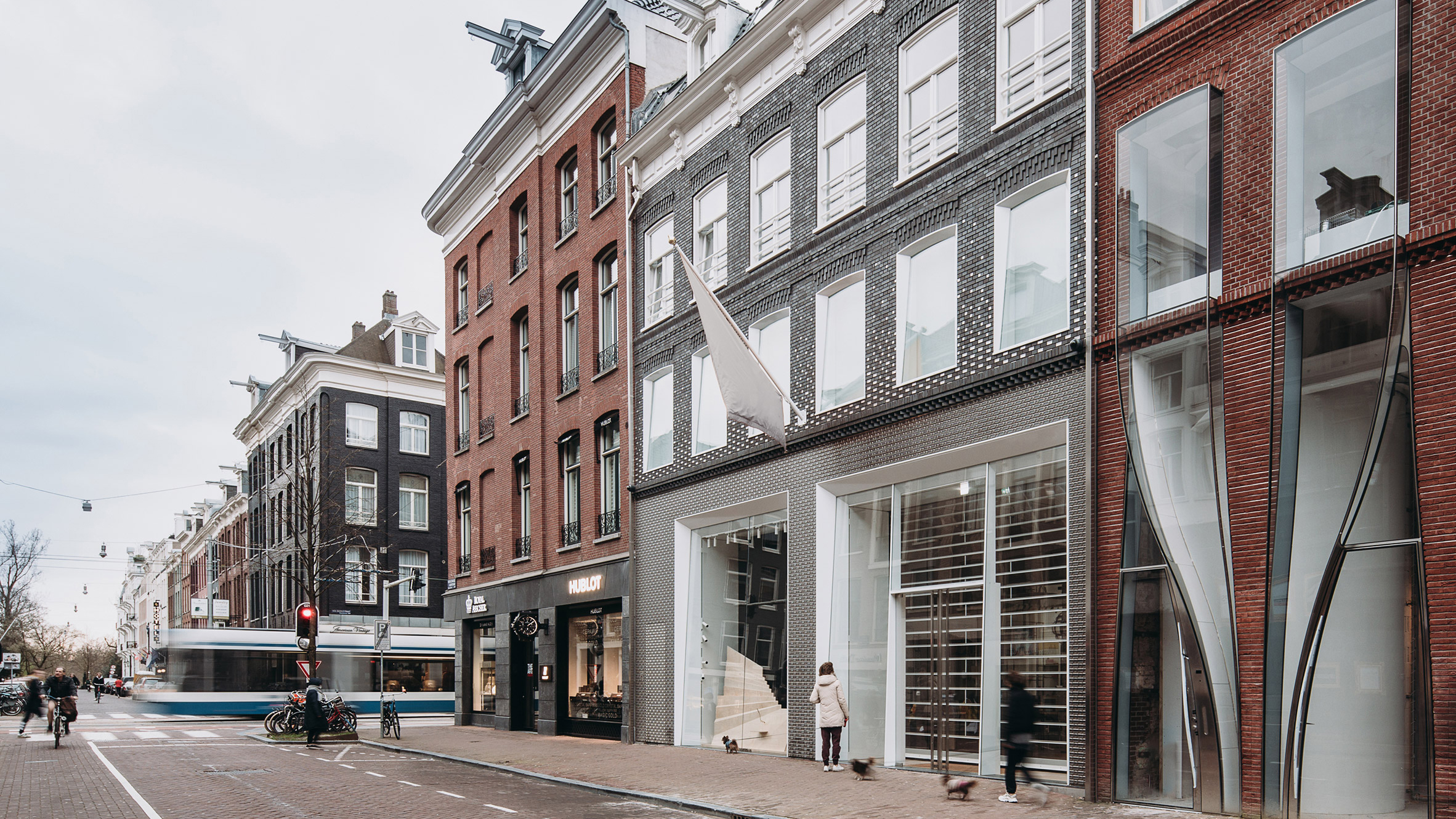 UNStudio creates pixelated facade for Louis Vuitton store on PC Hooftstraat