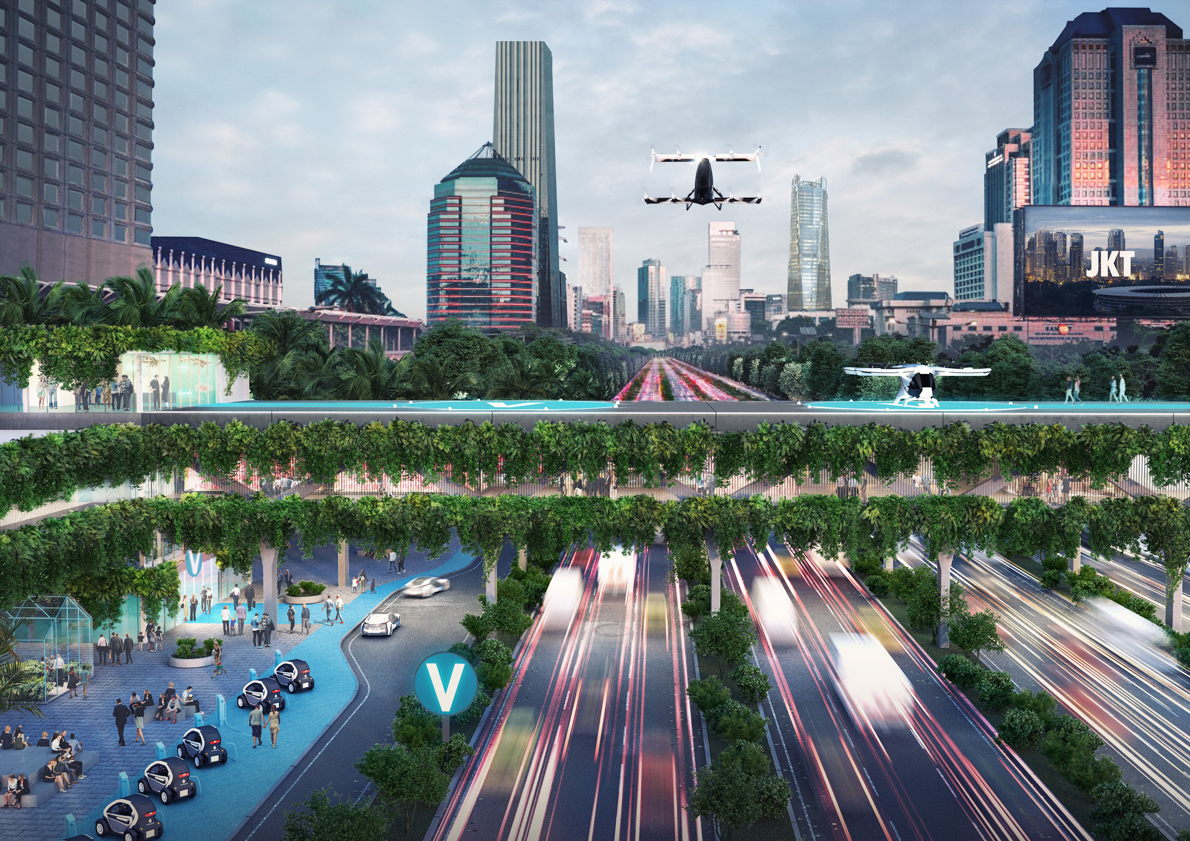 Urban Air Mobility (UAM) City Integration report by MVRDV and Airbus