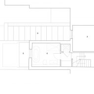 Vestry Road house extension by Oliver Leech Architects floor plan