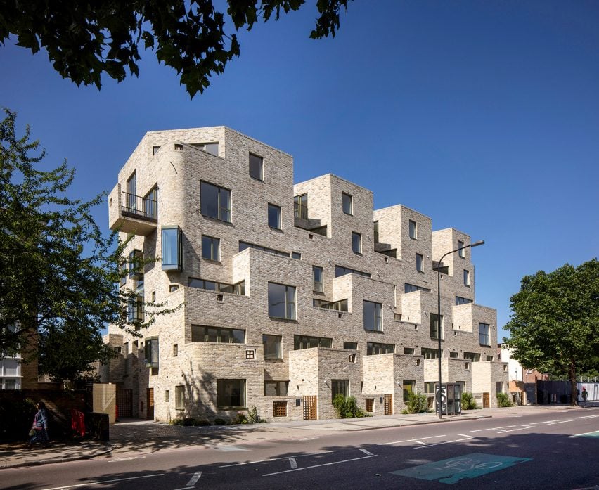 95 Peckham Road housing by Peter Barber Architects