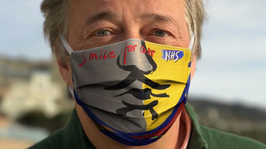 Ron Arad Smile for Our NHS masks