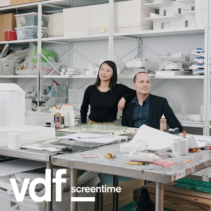 Florian Idenburg and Jing Liu of architecture practice SO-IL and MAAT executive director Beatrice Leanza speaks to Dezeen live as part of Virtual Design Festival's collaboration with MAAT