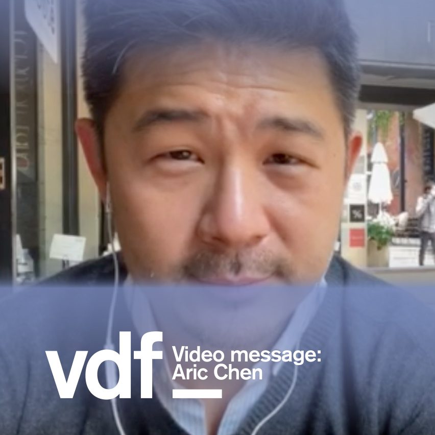 Aric Chen Virtual Design Festival video message