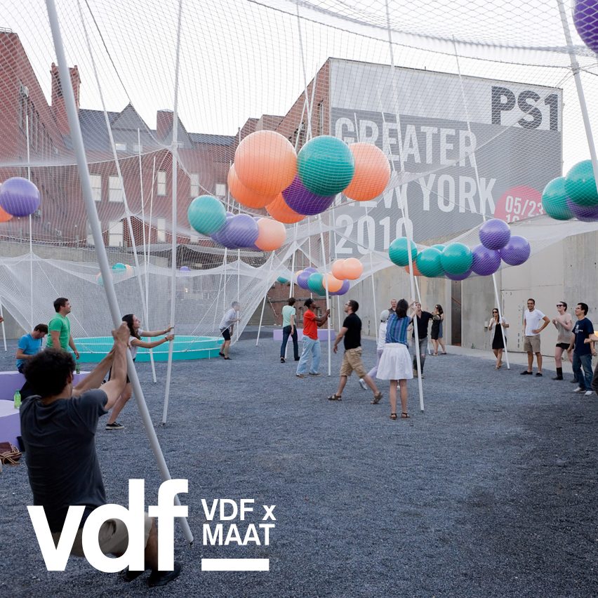 VDF x MAAT: SO-IL's Poledance installation