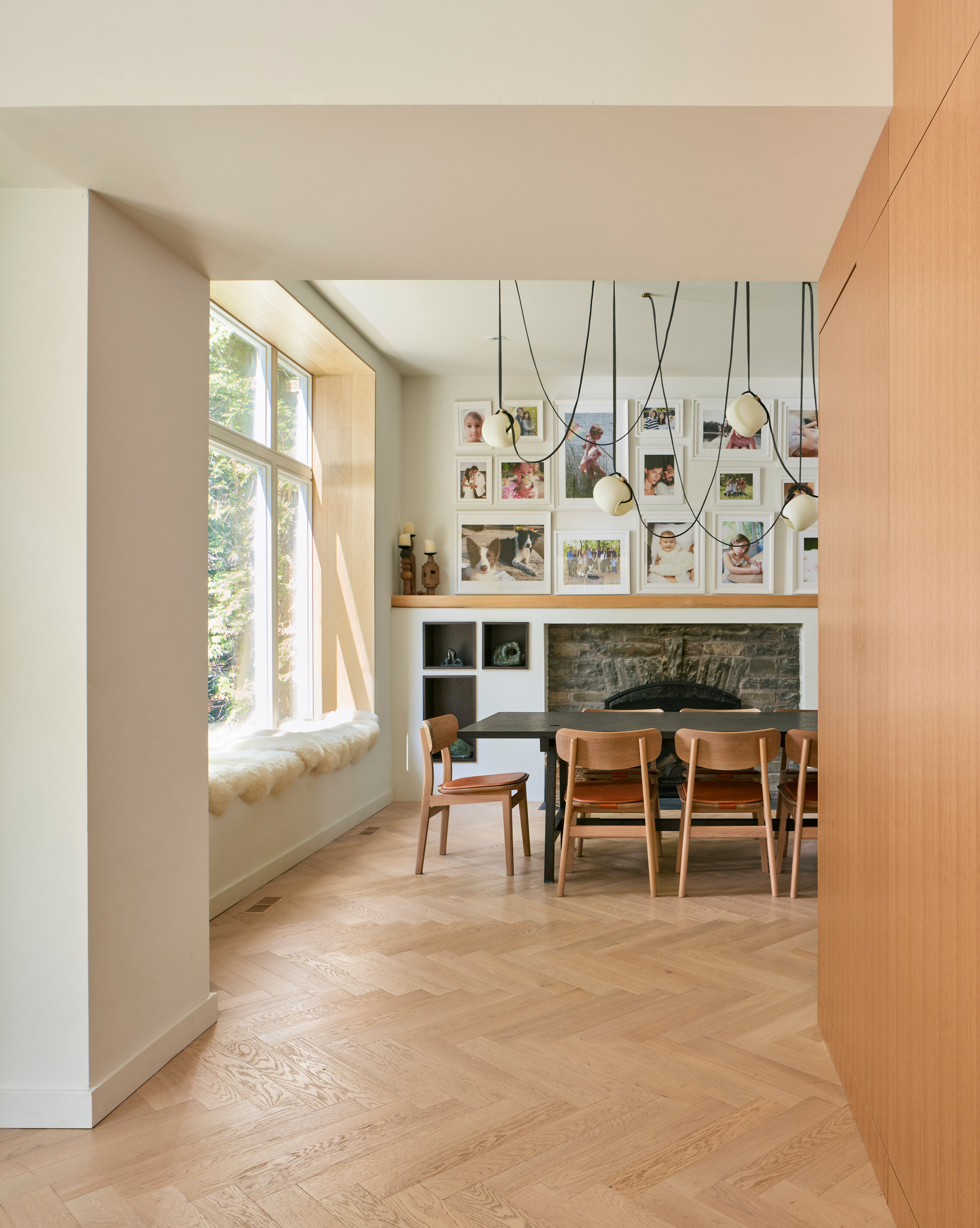 Dining room of Baby Point Residence by Batay-Csorba Architects
