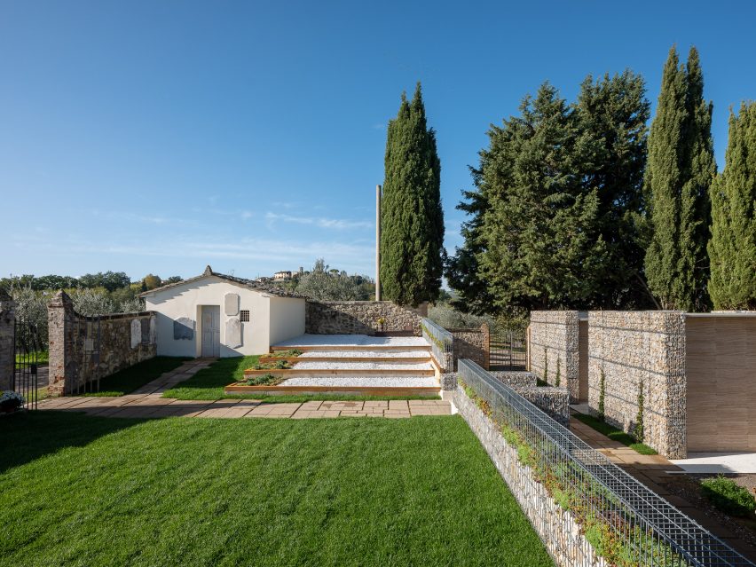 Cemetery Castel San Gimignano by Microscape