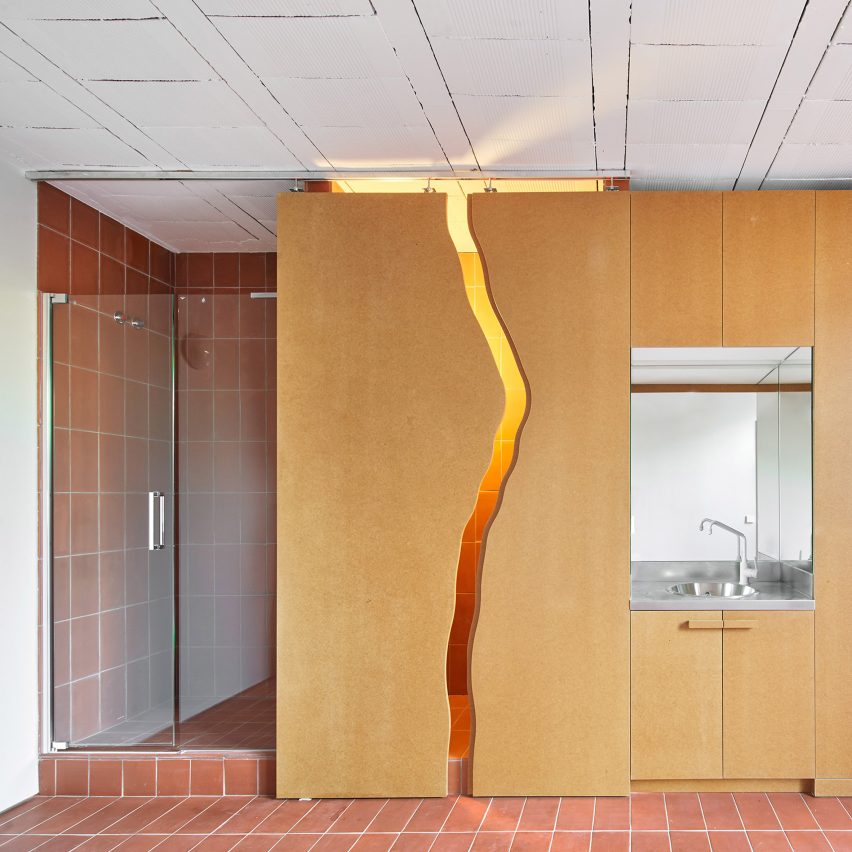 El Guateque apartments by Adrià Escolano and David Steegmann with MDF storage walls