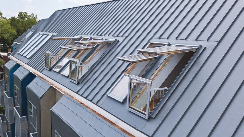 Fakro roof windows add light and space to attic apartments in Virginia