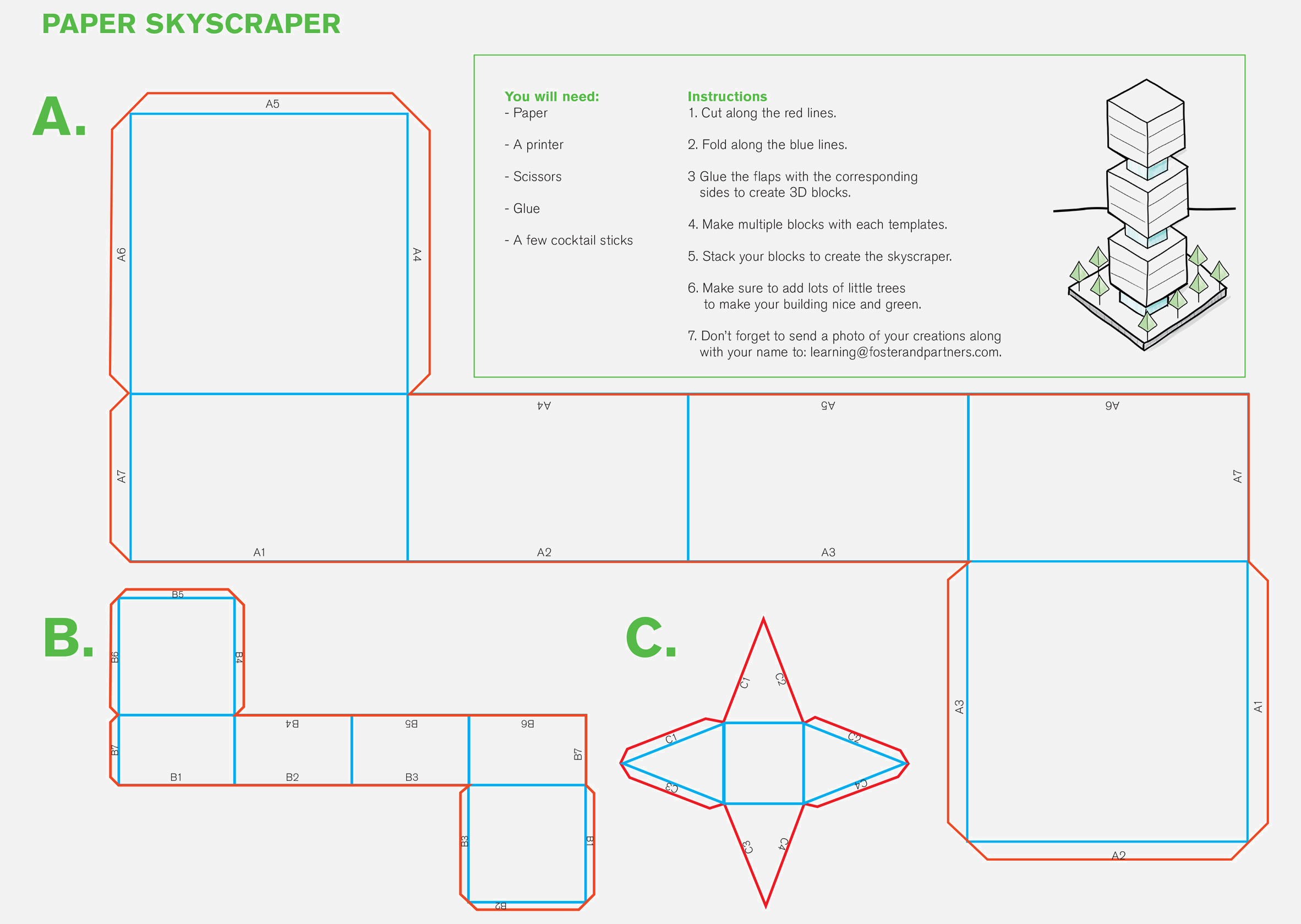 Foster + Partners creates series of architecture challenges for children in lockdown