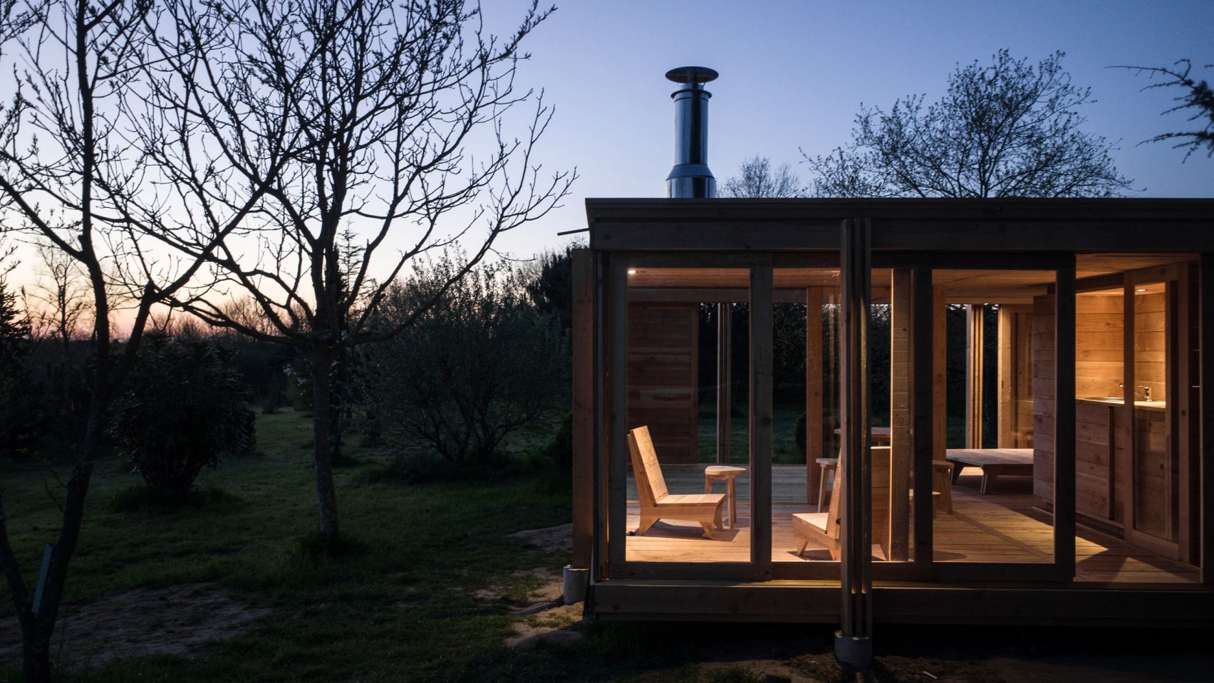 La Petite Maison is a tiny guesthouse in France made out of wood