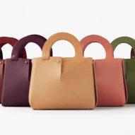 Nendo designs Mai bag from single sheet of laser-cut leather