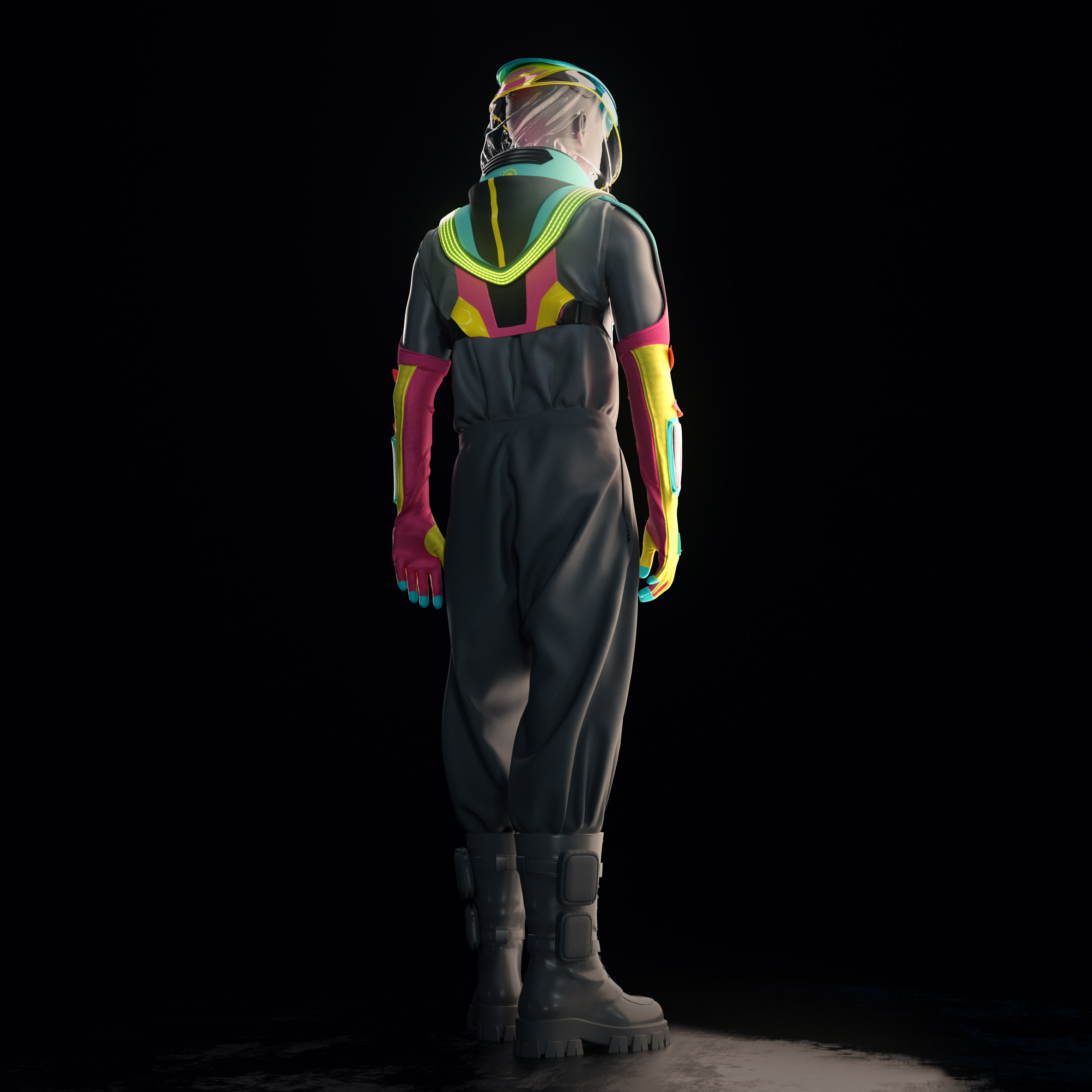 Production Club designs drink- and vape-friendly PPE suit for clubbing during a pandemic
