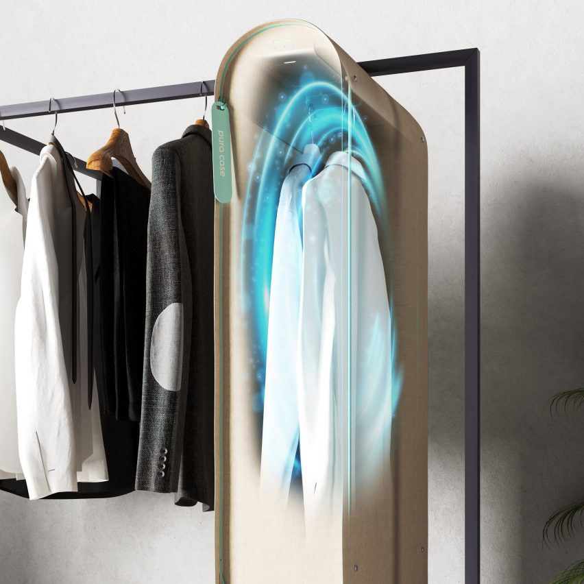 Carlo Ratti's Pura-Case uses "ozone power" to sanitise clothes