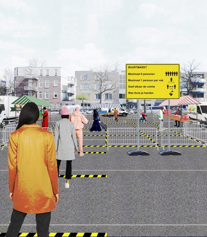 Hyperlocal Micro Markets by Shift Architecture Urbanism allow social distancing