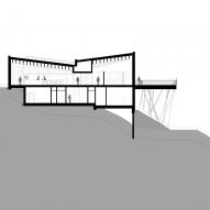 Gütsch restaurant complex at Mount Gütsch, Andermatt, Switzerland, by Studio Seilern Architects