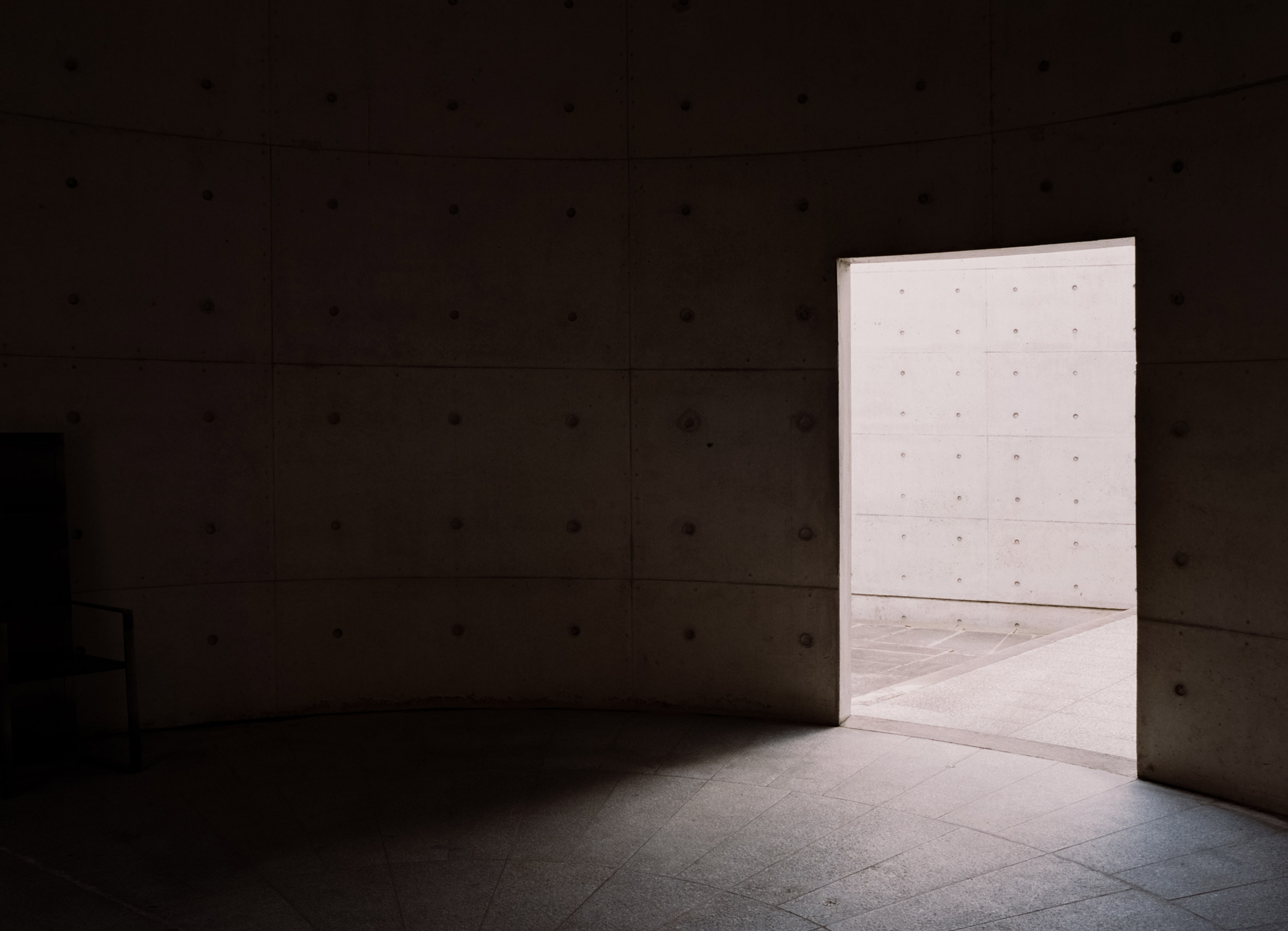 Tadao Ando Meditation Space photographed by Simone Bossi