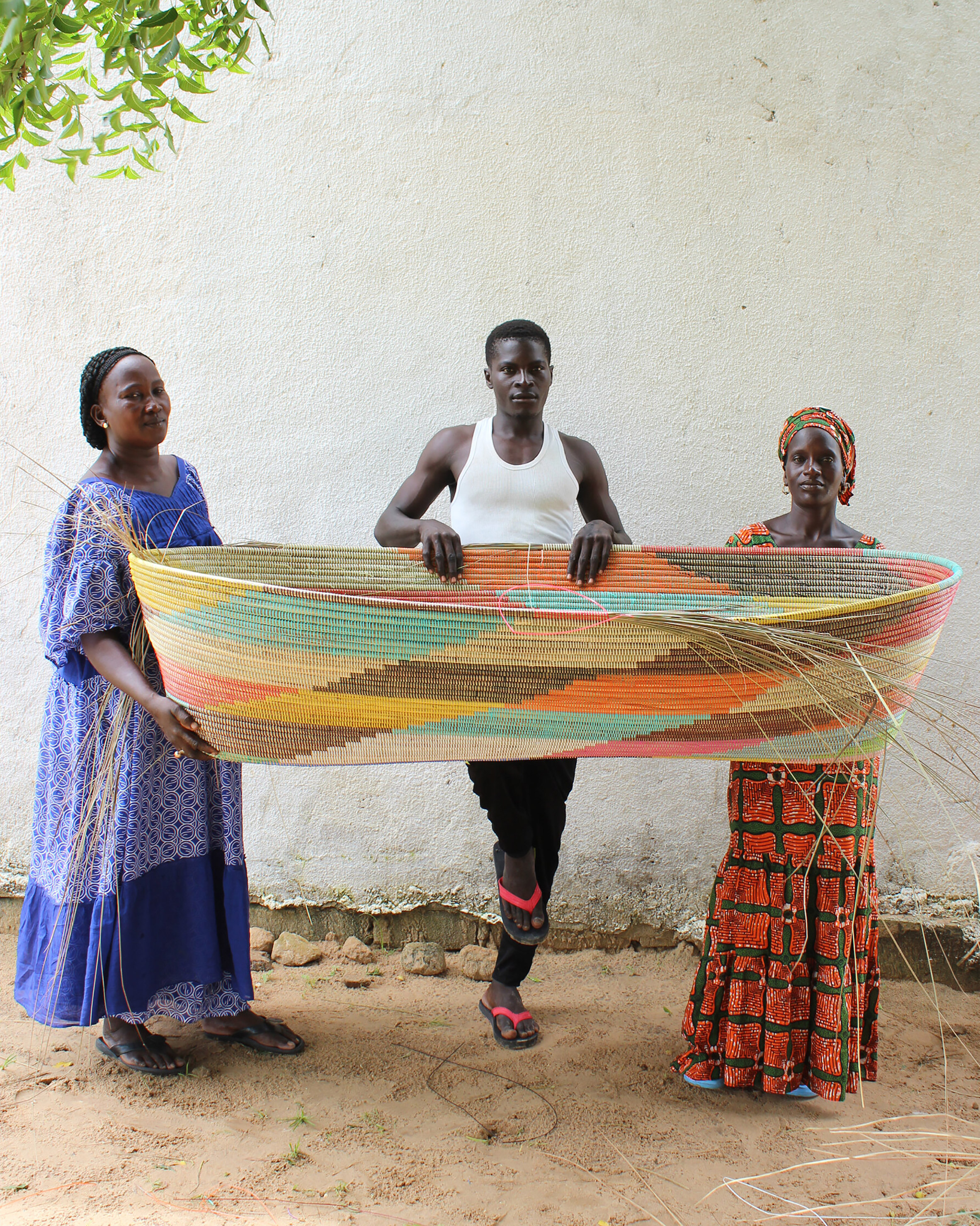 Stephen Burks Man Made basket weaving in Senegal