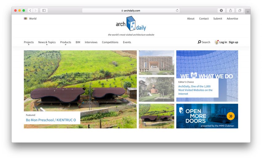 Architecture news website ArchDaily sold to e-commerce platform Architonic