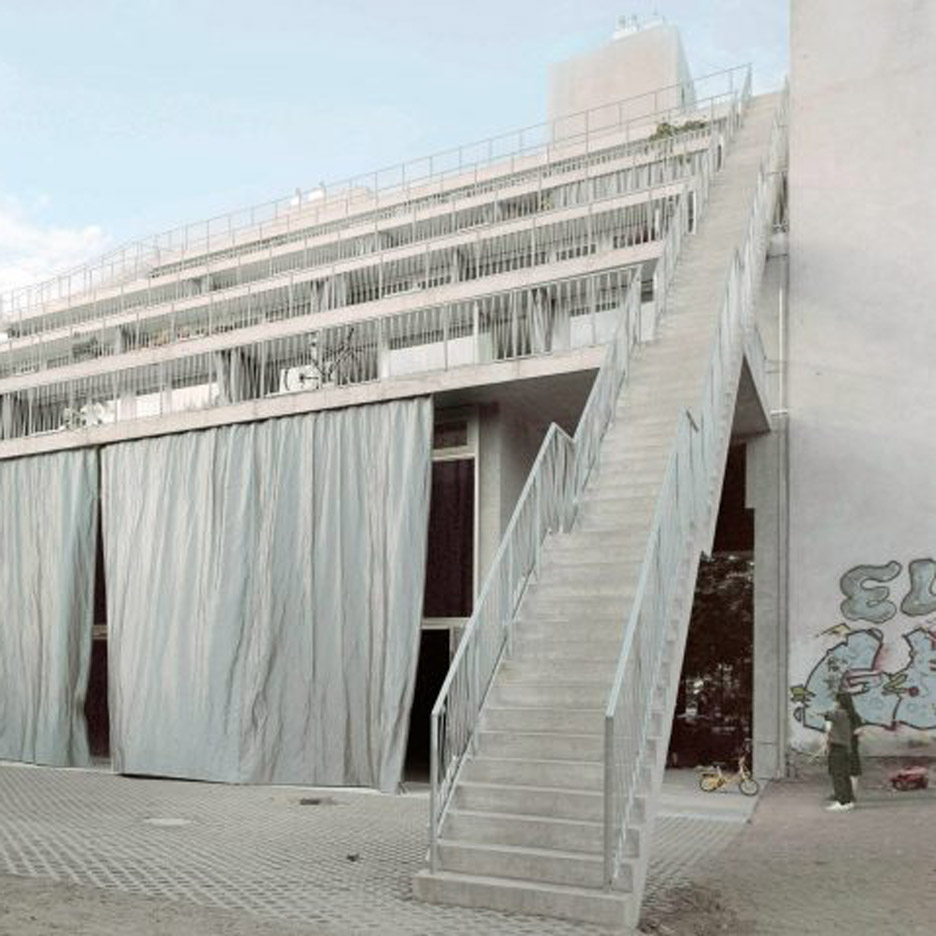 Terrassenhaus Berlin by Brandlhuber+ Emde, Burlon and Muck Petzet Architekten