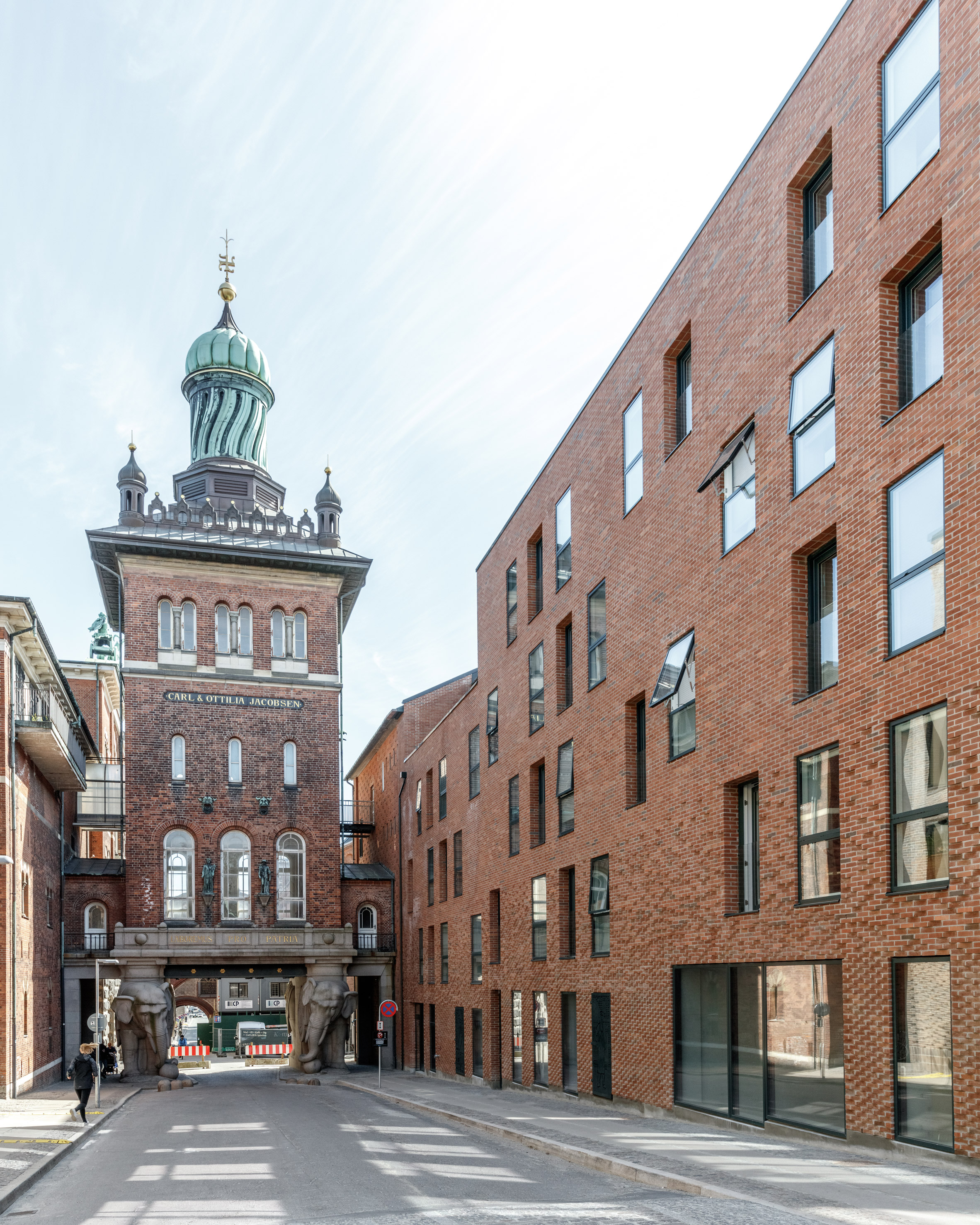 Theodora House housing block at Carlsberg Brewery in Copenhagen by ADEPT