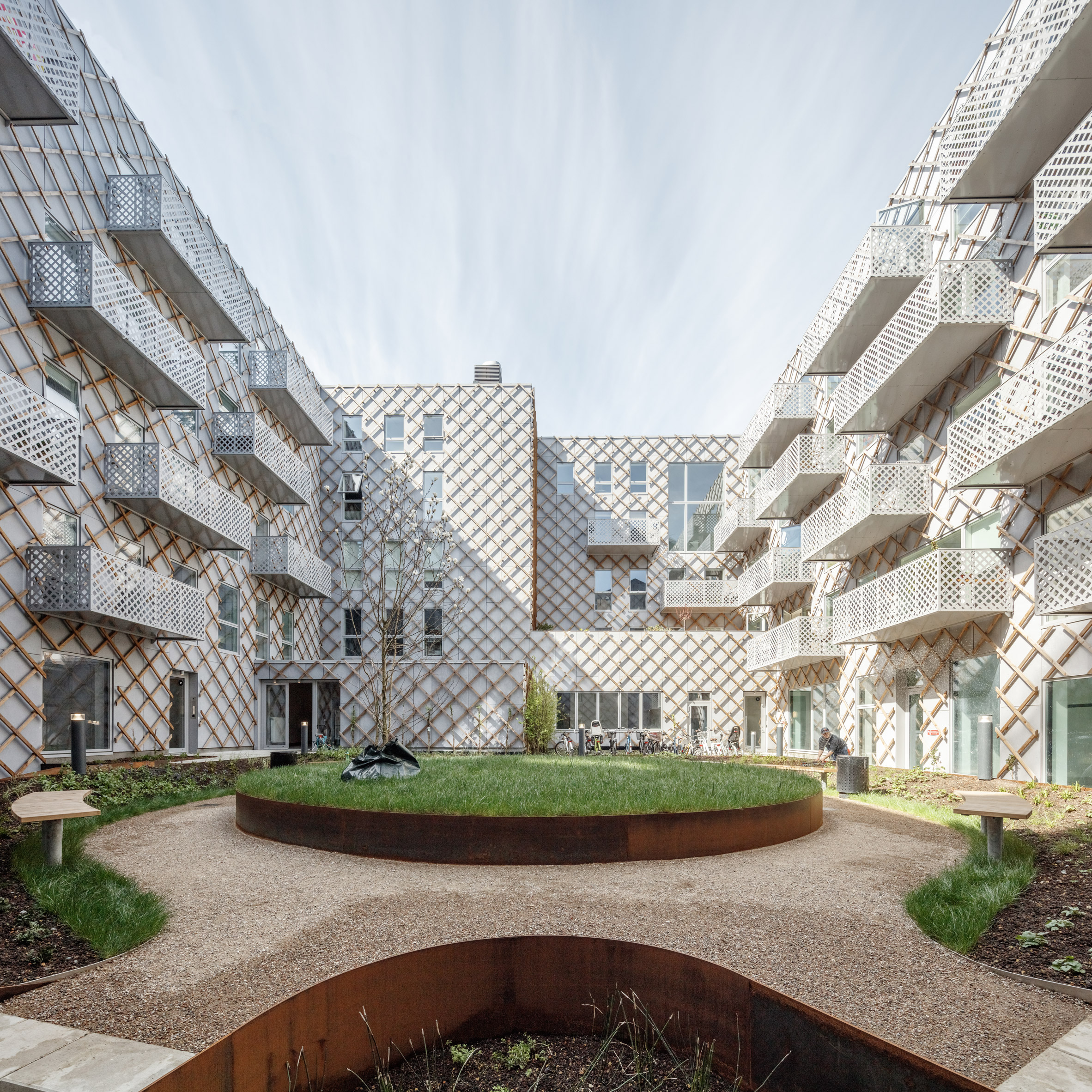 Theodora House housing block at Carlsberg Brewery in Copenhagen by ADEPT