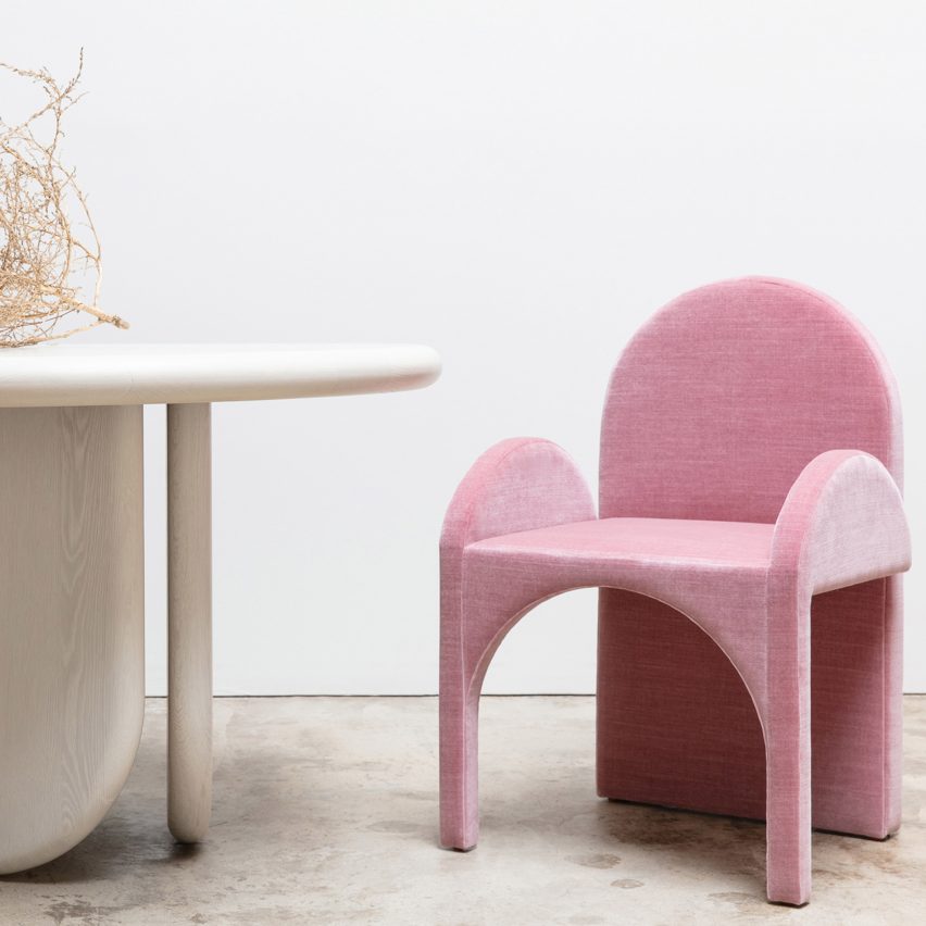 Cuff Studio's furniture unites "femininity with some testosterone"