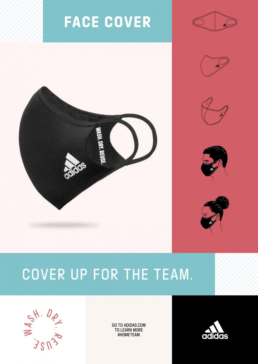 Adidas Launches Reusable Face Mask Called Face Cover