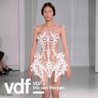 Architectural knowledge is "very useful for material development" in fashion says Iris van Herpen