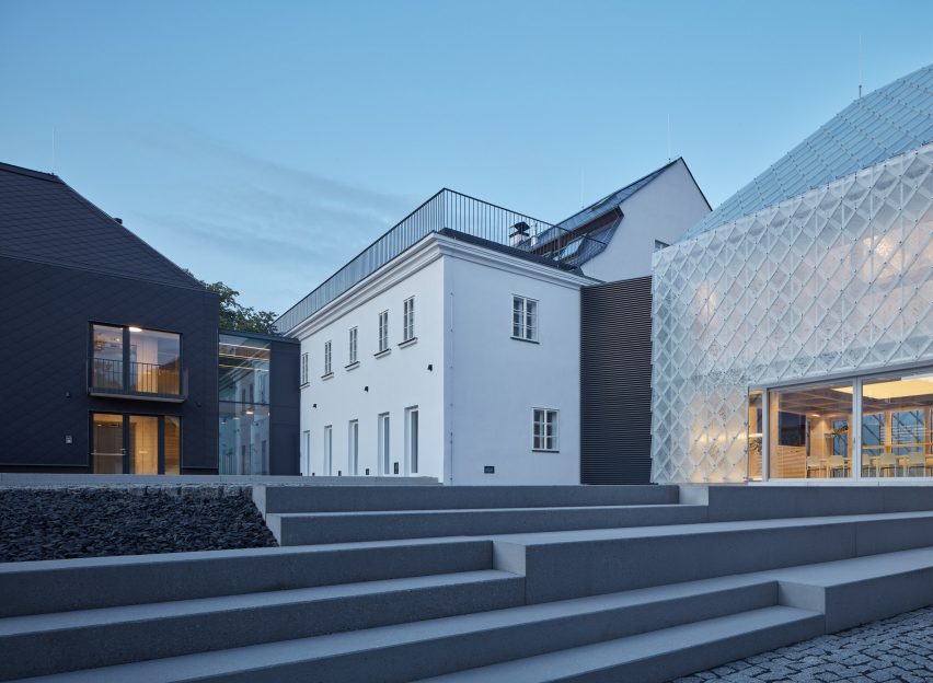 Headquarters of Lasvit Glass Company in Nový Bor, Czech Republic, by Ov-a Architekti Studio