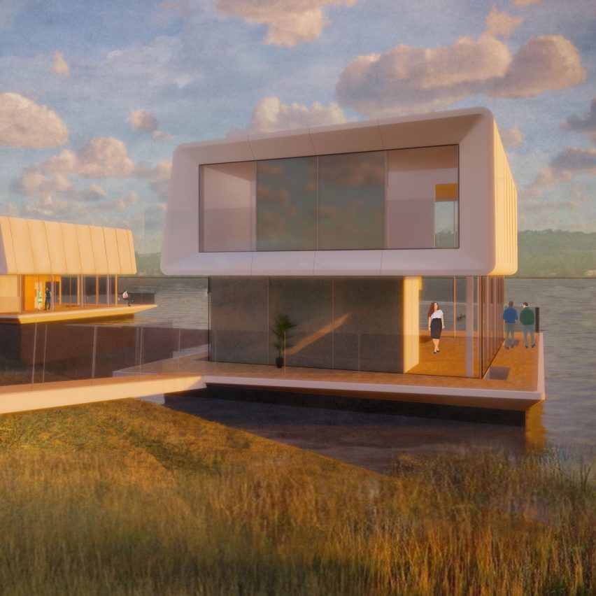 Modular Water Dwellings by Grimshaw Architects