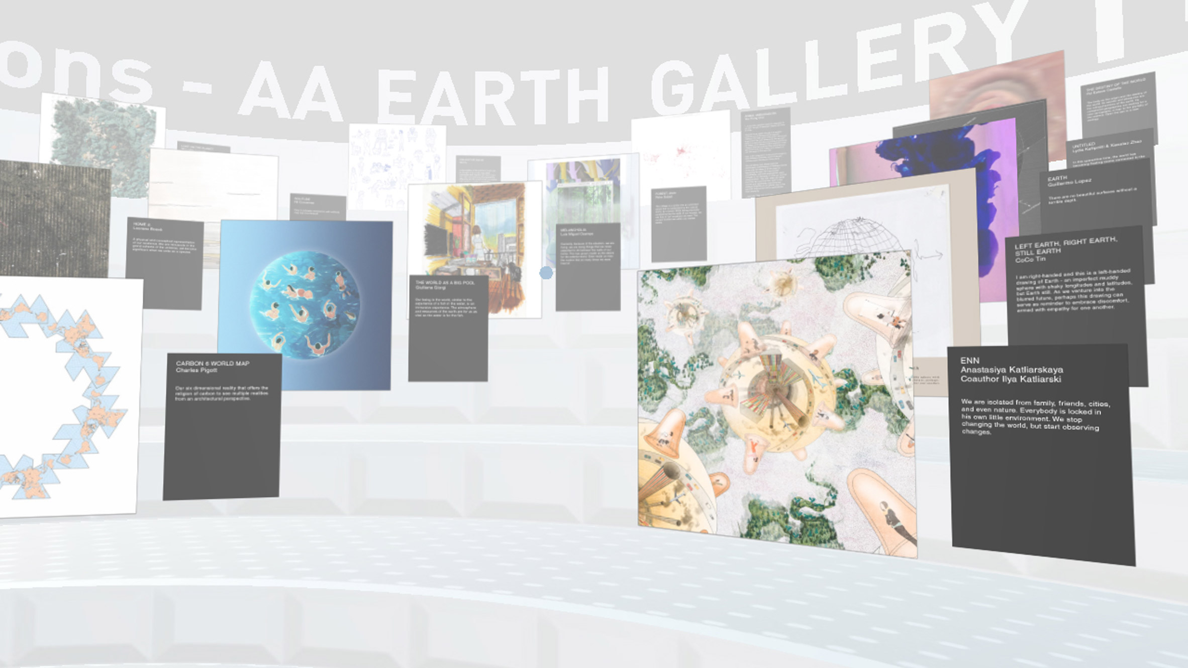 Virtual Reality art gallery by Space Popular