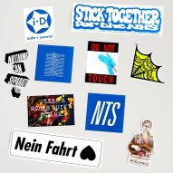 Peter Saville and Fergadelic design Stick Together stickers to support the NHS