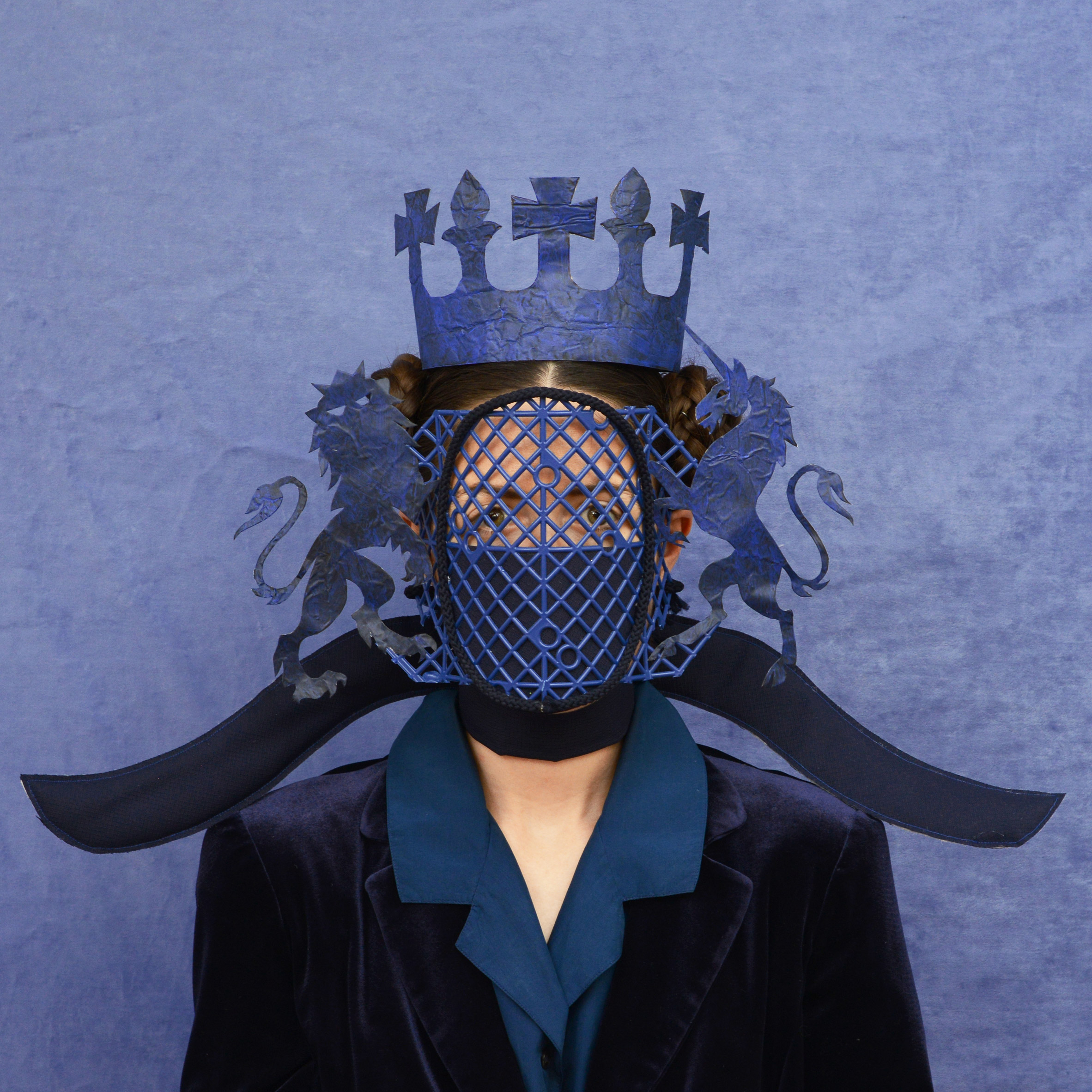 Freyja Sewell's Key Workers masks take cues from motifs in sci-fi and Buddhism