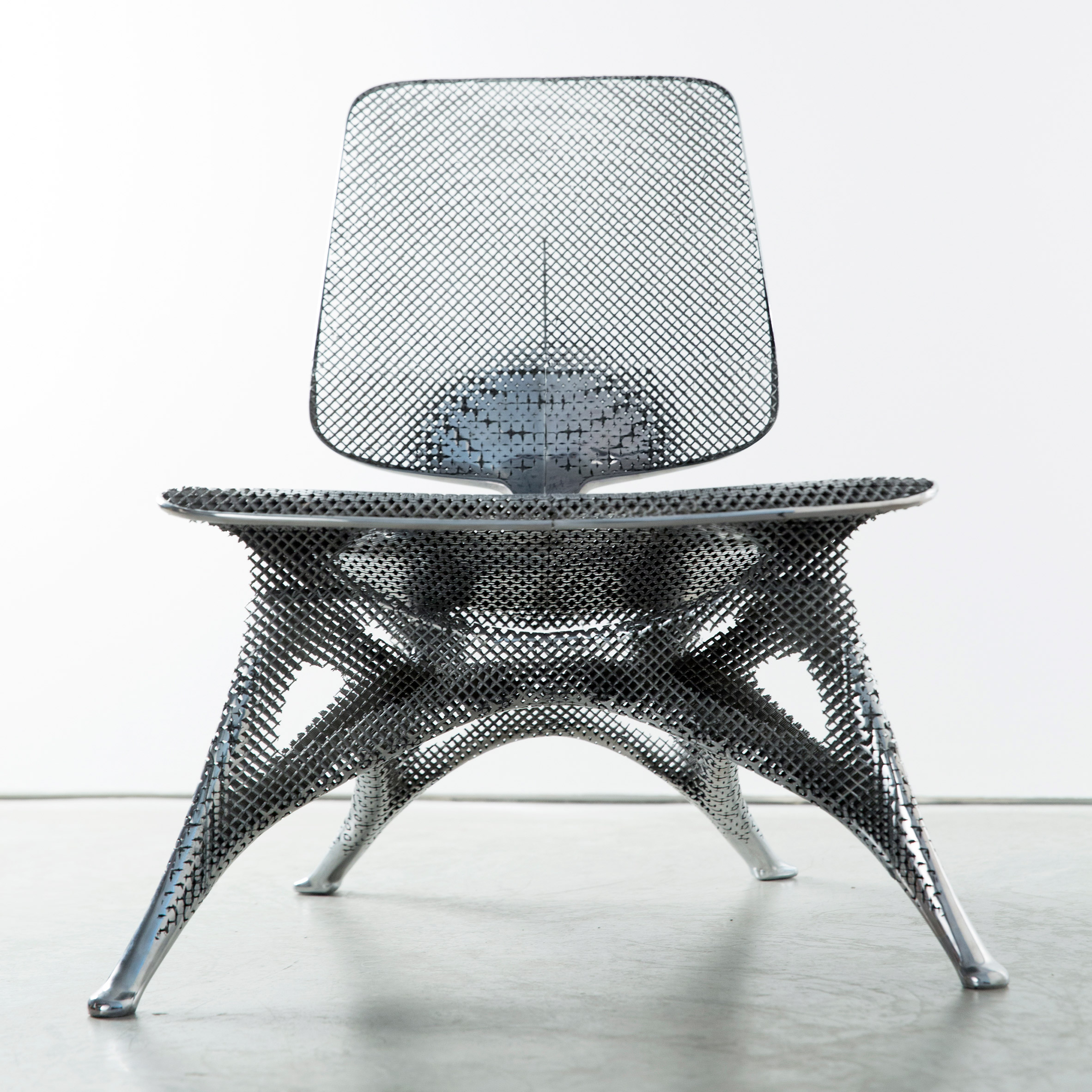 Aluminium Gradient Chair by Joris Laarman