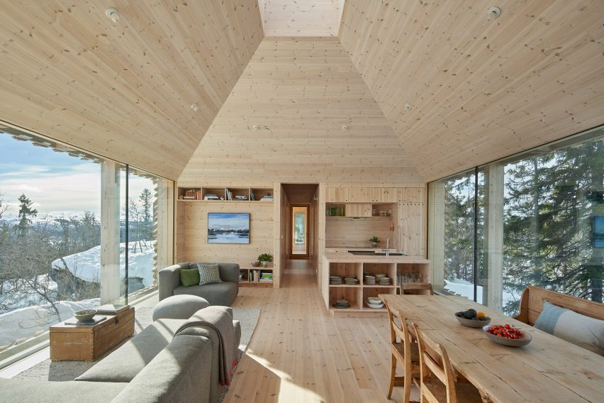 Mork-Ulnes Architects' Skigard Hytte in Kvitfjell, Norway
