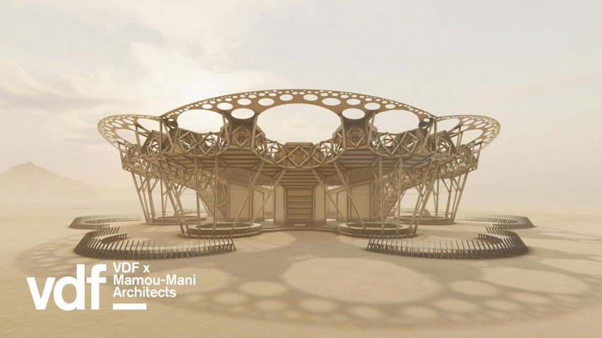Join a tour of Arthur Mamou-Mani's Catharsis amphitheatre in virtual reality on 8 June