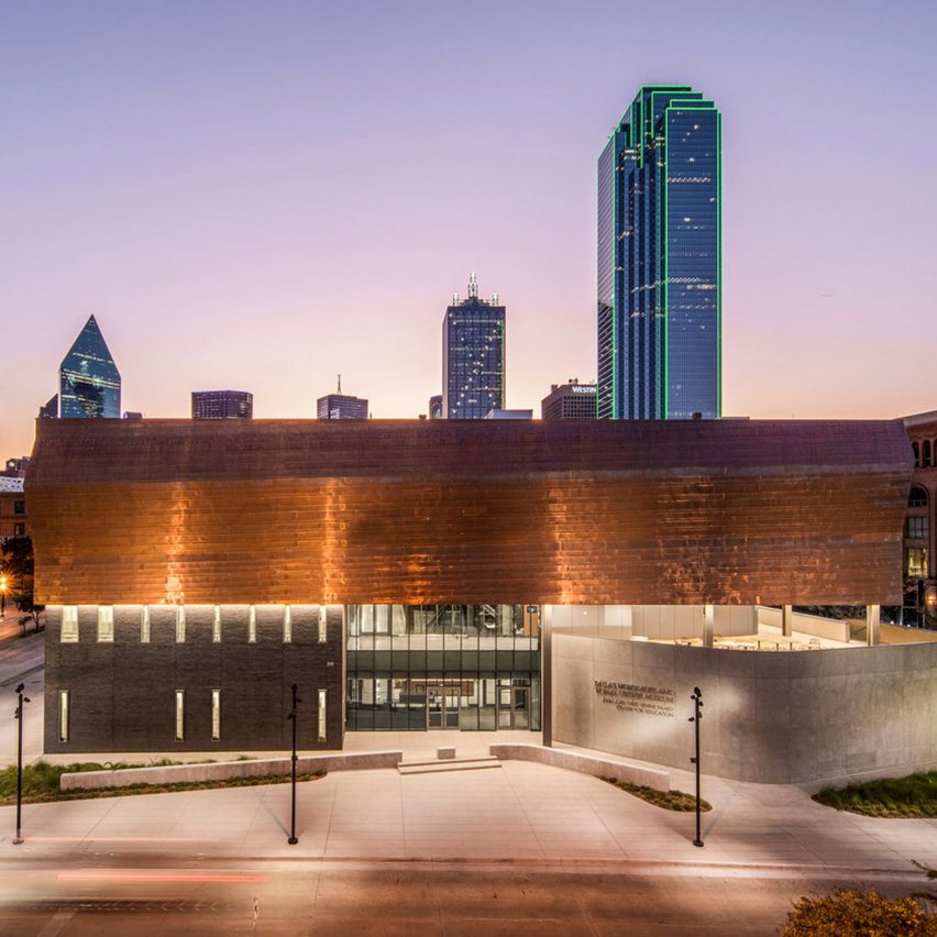 Copper panels adorn Dallas Holocaust and Human Rights Museum