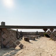 Descended from another sun pavilion at Casa Wabi by Gabinete de Arquitectura