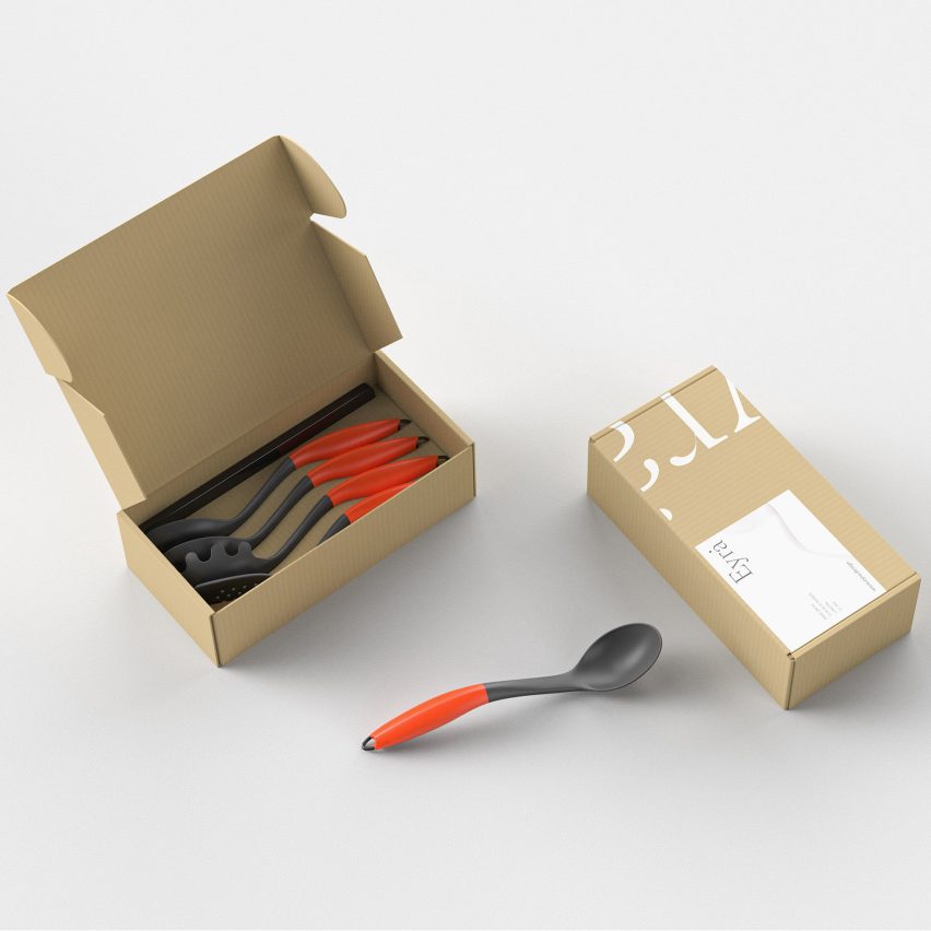 Eyra kitchen utensils by Eyra and Sebastian Conran Associates
