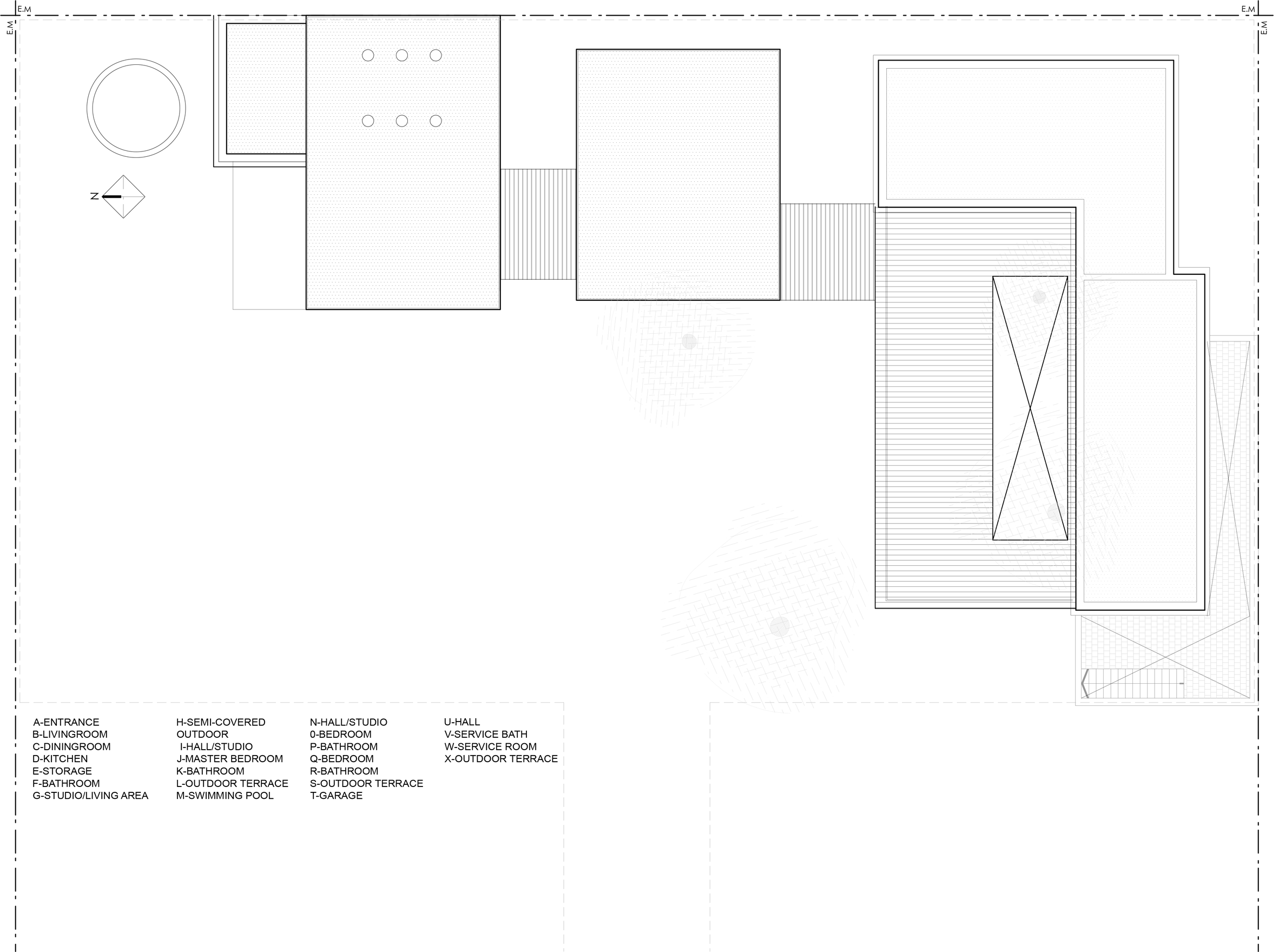 Existing Trees Left To Grow Up Guadalajara House By Alejandro Sticotti