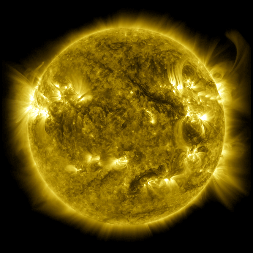 美国宇航局发布十年长时间的太阳时间流逝