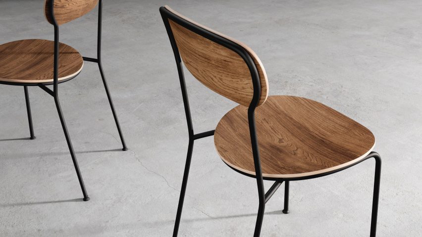 Stack chair by Neri&Hu for Stellar Works