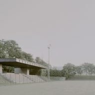 Didonè Comacchio Architects draws on Mies van der Rohe for Italian football stand