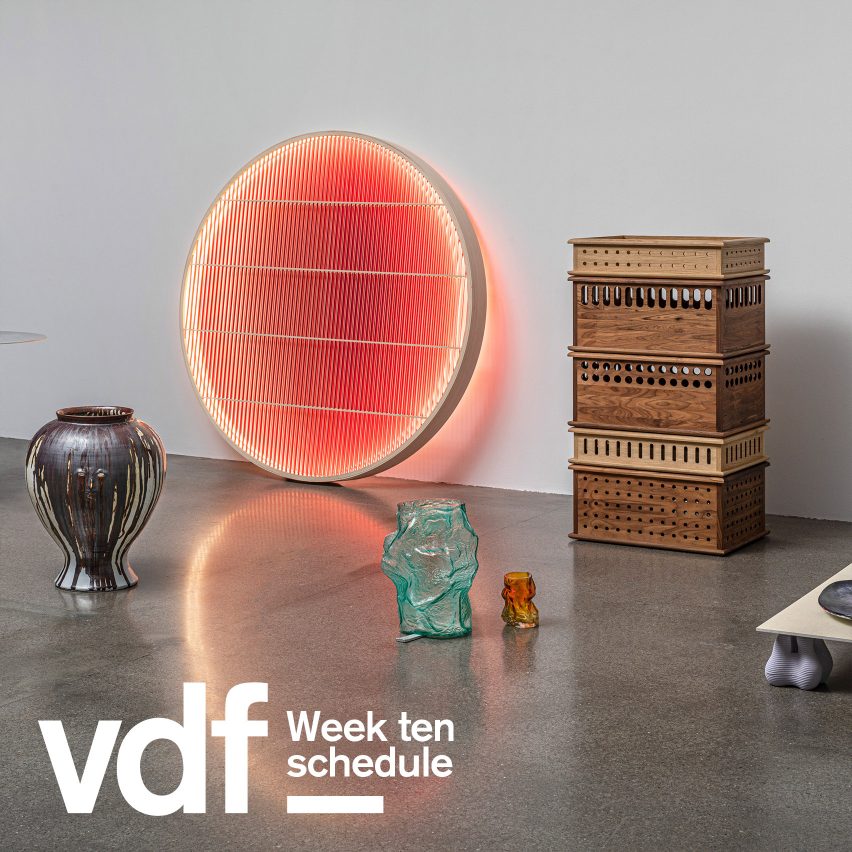 Virtual Design Festival schedule week ten