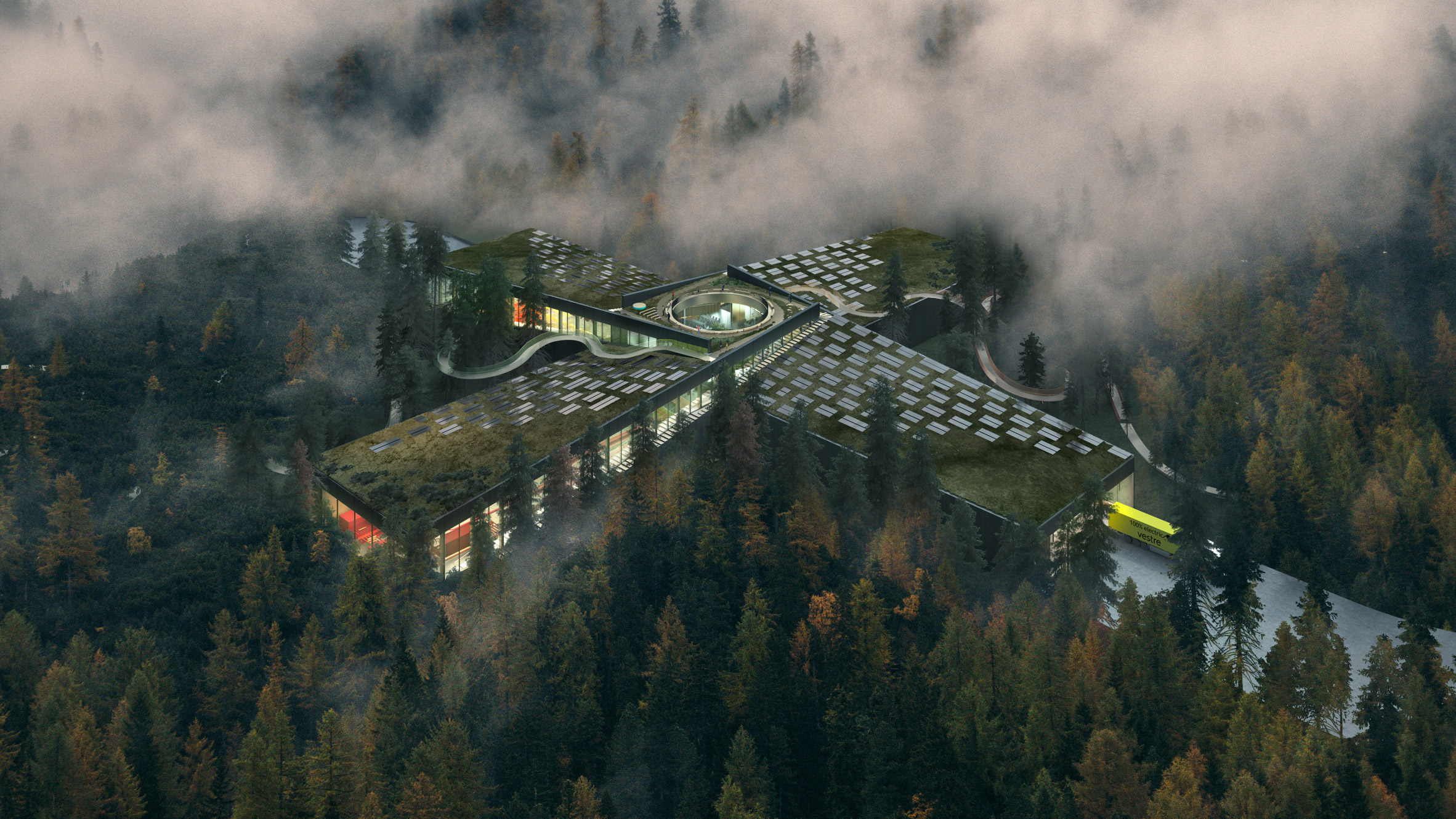 BIG designs factory in Norwegian forest