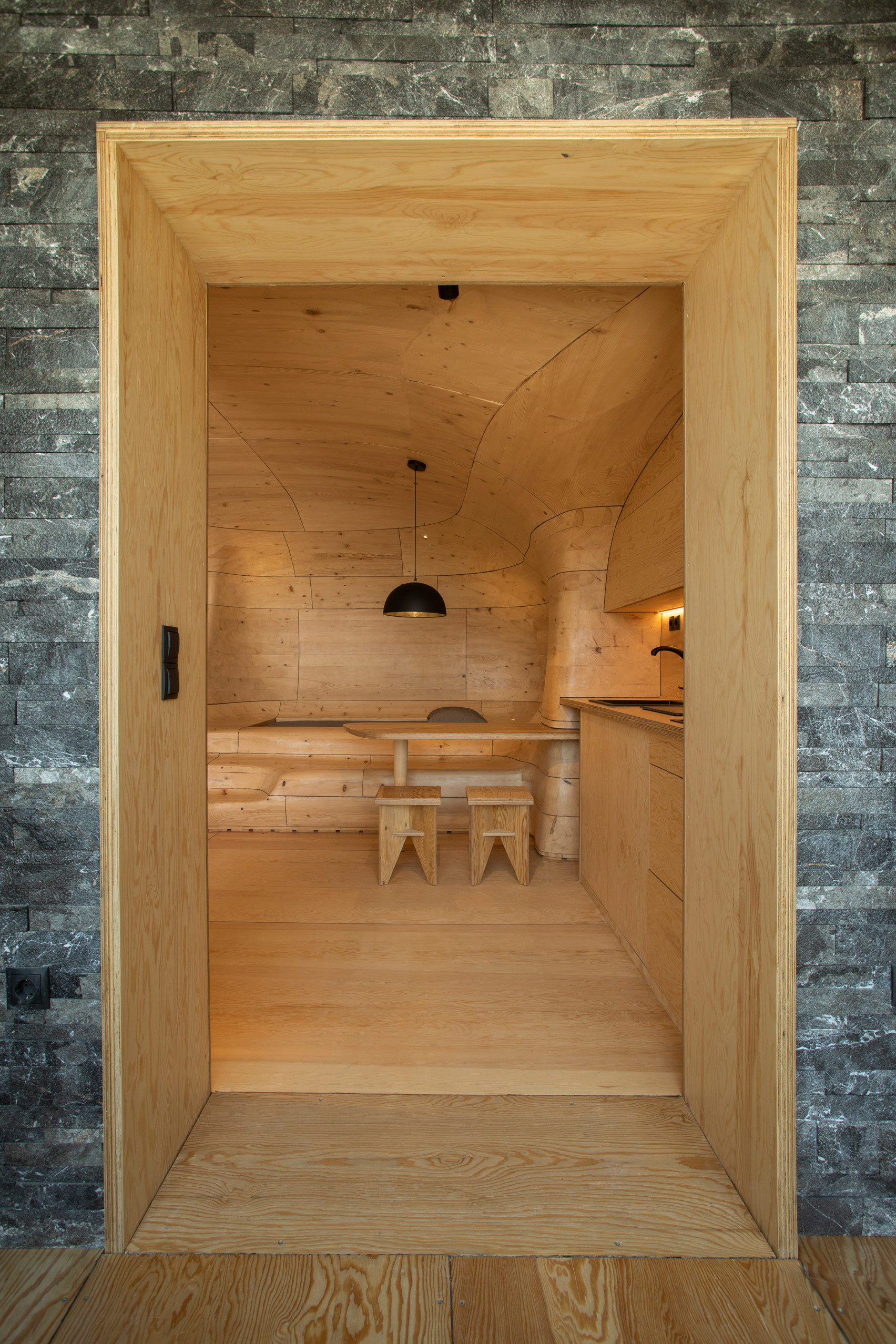 Wooden Cave by Tenon Architecture