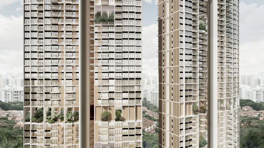 Avenue South Residences, world's tallest prefabricated skyscrapers in Singapore by ADDP 