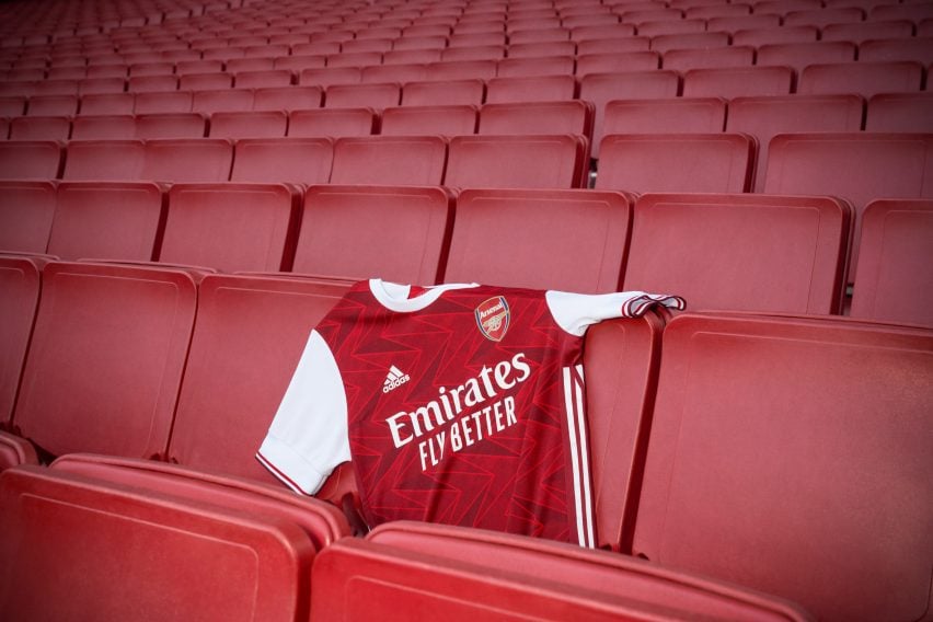 Arsenal S Unveils Chevron Covered Shirt For 2020 2021 Season