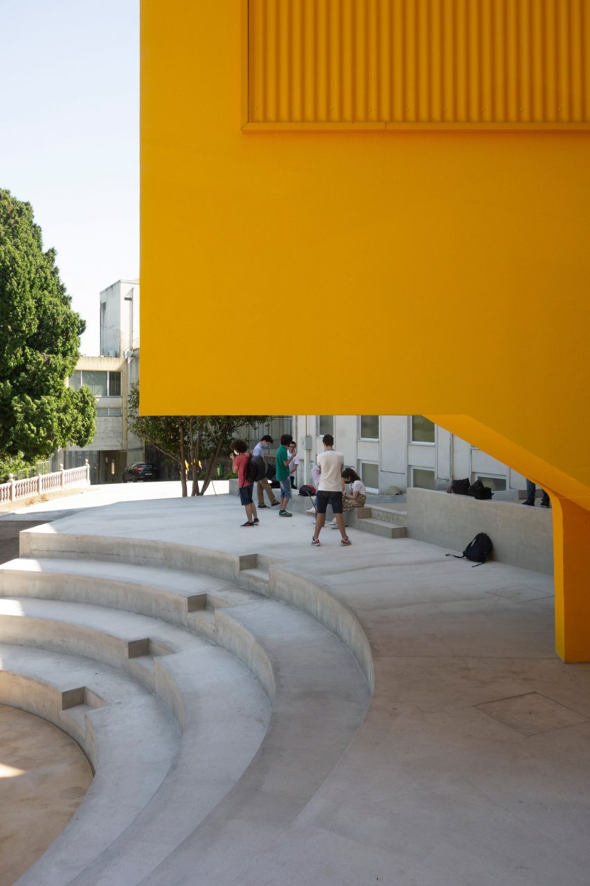 Artave music school in Caldas da Saúde, Portugal, by Aurora Arquitectos